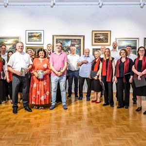 Otvorena izložba „Sakralnost pejzaža Zdravka Ćosića“ iz Zbirke Prka u Karlovcu